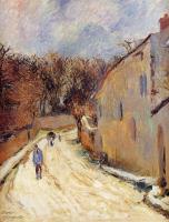 Gauguin, Paul - Osny, rue de Pontoise, Winter